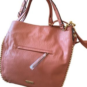 Jessica Simpson Camille hobo in salmon pink shoulder bag.
